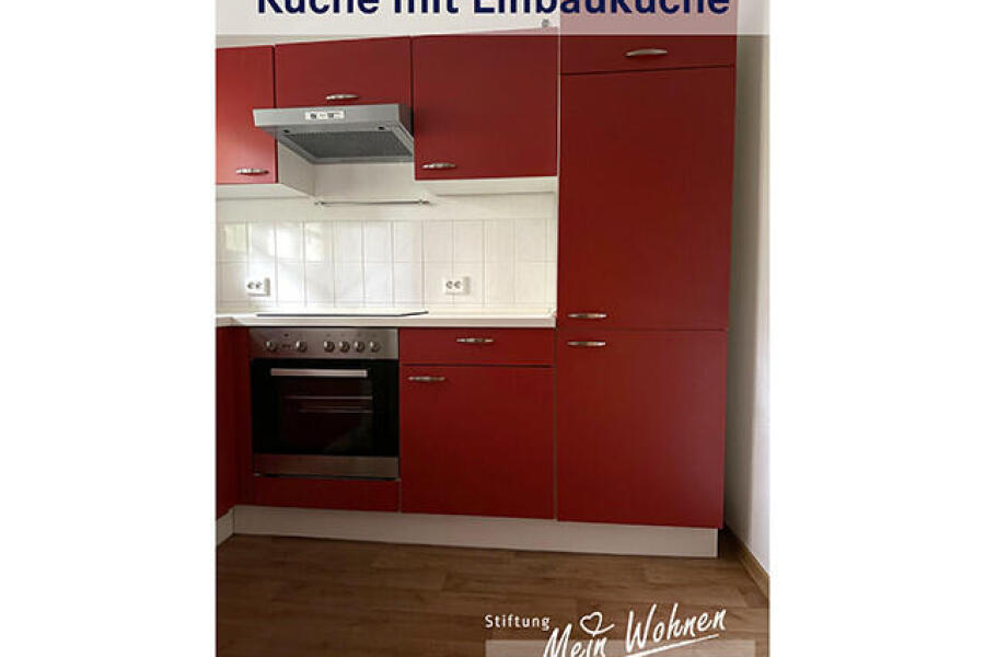 Küche mit Einbauküche