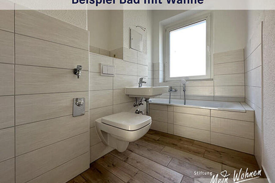 Beispiel Bad mit Wanne