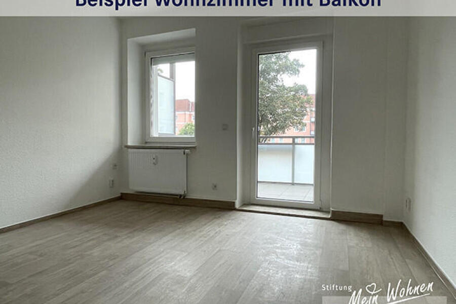 Beispiel Wohnzimmer mit Balkon