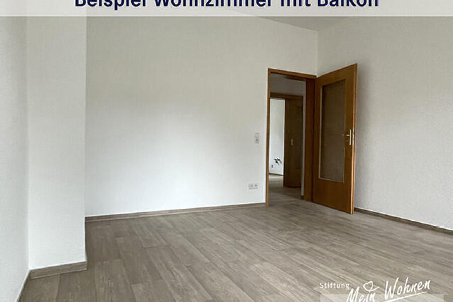 Beispiel Wohnzimmer mit Balkon