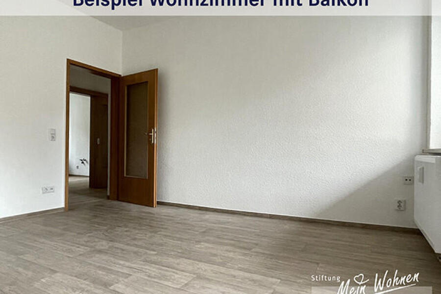 Beispiel Wohnzimmer mit Balkon