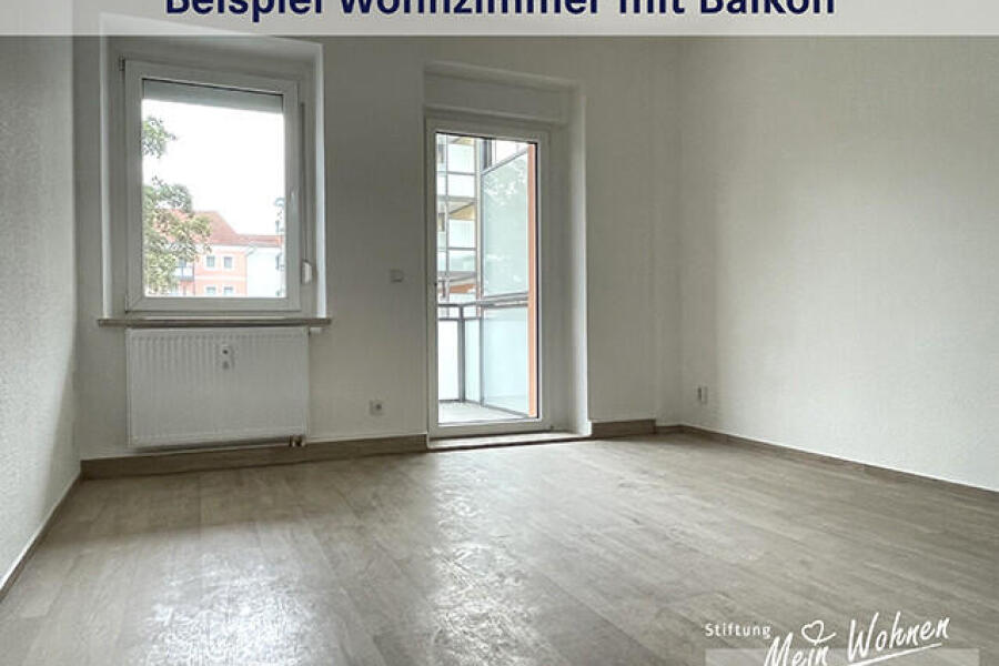 Beispiel Wohnzimmer mit Balkon